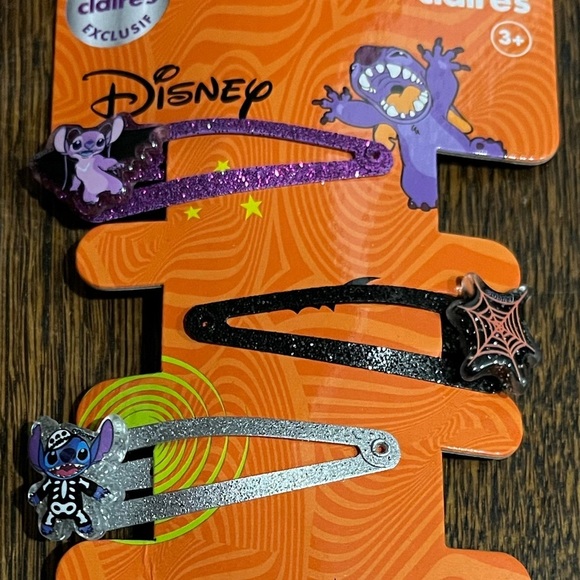 NWT Stitch Halloween Hair Clips - Picture 4 of 4